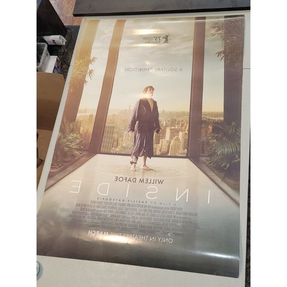 INSIDE DS ROLLED ORIGINAL ONE SHEET MOVIE POSTER WILLEM DAFOE (2023) - Picture 2 of 2